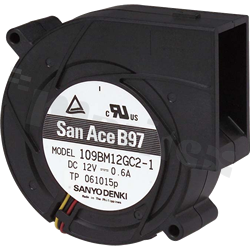 Dmuchawa; DC; 24VDC; 97x94.5x33mm; 0.82m3/min; 51.5dB.