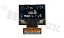 Wyświetlacz LGM OLED; LCD graficzny; 0.96"; 128x64 pikseli; kolor świecenia biały; obszar aktywny 21.74 x 11.18mm; FPC do złącza ZIF; 20 pinów