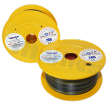 Przewód pojedynczy LGY/H05V-K; z wielodrutową miedzianą żyłą; czarny/żółty; przekrój 0.35mm2; AWG 22; 500V; -40+105 st.C; 200m.