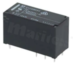 Przekaźnik elektromagnetyczny; prąd znamionowy 8A; napięcie cewki 5V DC; podwójny styk przełączny (DPDT); moc cewki 400mW; 8A/24V DC; 8A/250V AC; montaż: THT