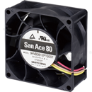 Wentylator; DC; 12VDC; 80x80x38mm; 4.00m3/min; 75.0dB.