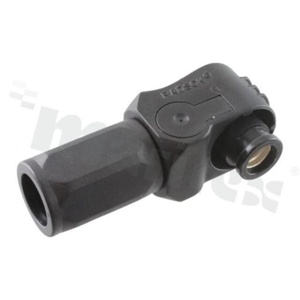 Connector power heavy duty power; SurLok Plus; 5.7mm; 16mm; black; 60 keyway