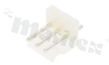 Złącze Kablowe do PCB; w rastrze 3.96mm; 3-stykowe; montaż THT; męskie; pionowe; 250V/7A