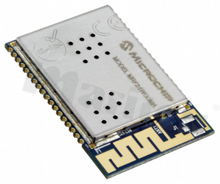 Moduły WiFi – 802.11; MICROCHIP; MRF24WG0MA-I/RM; SMD/SMT; 156 mA; 240 mA; 11 Mbps