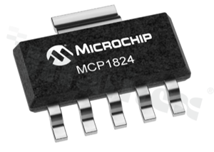 Regulatory napięcia LDO; MICROCHIP; MCP1824T-3302E/DC; 3.3 V; 1; 300 mA; 200 mV