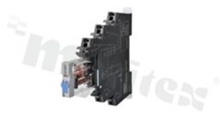 Electromagnetic relay; contact rating current 6A; coil voltage 24VDC; changeover contact (SPDT); 6A/30VDC; 6A/250VAC;include relay G2RV-1-S-G DC48; secket with Push-in; Mounting: DIN