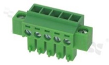 Listwa zaciskowa rozłączalna; w rastrze 3.81mm; 5-torowa; żeńska; na przewód 1.50mm2(28-16AWG); kierunek wtykania równoległy do osi przewodu; z zaczepem śrubowym; styki z fosforobrązu; mosiężna klatka przewodu; UL 300V/10A