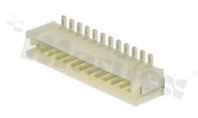 Header for PCB; pitch 1.50mm; 12-contacts; SMD; male; top entry; 50V/1A