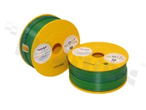 Single wire LGY/H05V-K; with copper multi-strand; green/blue; cross section 2.50mm2; AWG 14; 500V; -40+105 deg.C; 50m.