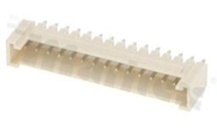 Header for PCB; pitch 2.00mm; 15-contacts; THT; male; top entry