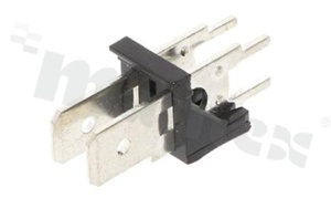 Listwa kołkowa; w rastrze 5.08mm; 2-stykowe; montaż THT; męska; pionowa; 250V/25A