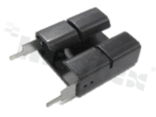 Heatsink; moulded TO-220; 20x19.7x7.7mm; black; anodized aluminium AL5052; RoHS.