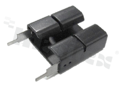 Heatsink; moulded TO-220; 20x19.7x7.7mm; black; anodized aluminium AL5052; RoHS.