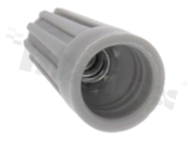 Szybkozłączka; skręcane; szary; 22AWG÷14AWG; Wersja: końcowa