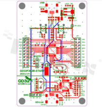 Zestaw Startowy GD32F303CBT6; ARM Cortex-M3; USB mini; RESET KEY; USER KEY; LED; GD-Link