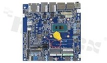 Płyta główna Mini-ITX; 11th GenCeleron i3/i5/i7; RAM: do 64GB; 3xSATA; 6xCOM; 8x USB; 4xLAN; DIO; 4xDP; LVDS; eDP; Audio; M.2 Typ B; M.2 Key E; temp. pracy: -20+60C; zasilanie: 12V-24V DC