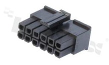 Korpus złącza kablowego; w rastrze 3.00mm; 10-stykowego [2x5]; żeńskie; dwurzędowe; na przewód AWG#20-24; 250V/5A