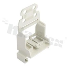 Adapter; for 10-wire connectors from 221 series; 4mm2; for din rail TS35;for EX;white