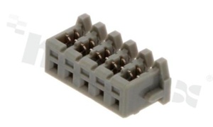 Header; pitch 2.00mm; 5-contacts; female; for wire AWG#28-26; 100V/1A