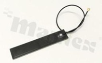 Antena; FPC; Wi-Fi/Bluetooth/ISM; 2400-2483MHz; 2.0dBi; VSWR<2.5; liniowa; dookólna; 0.15m; IPEX; przyklejana; 66x13mm; czarna