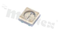 Dioda LED mid-power; SMD; obudowa 3535 PLCC2; UV-C; 270-285nm; 1.8-2.7mW/20mA; 5.0-7.0V; water clear; 125 stopni; 3.5x3.5x1.45mm