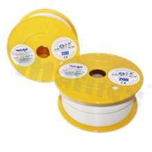 Przewód pojedynczy LGY/H05V-K; z wielodrutową miedzianą żyłą; biały; przekrój 0.35mm2; AWG 22; 500V; -40+105 st.C; 200m.