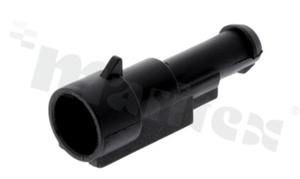 Złącze Superseal; męskie; 1-pin; montaż na kablu; obudowa złącza