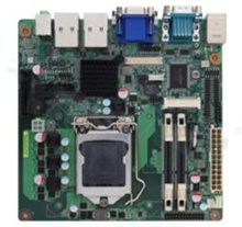 MINI ITX board; supports IntelCore i7/ i5/ i3/Celeron; 3x SATA-300; 6x USB 2.0; 6xCOM; 2x LAN; 1x VGA; 1x DVI-D; 1x LVDS