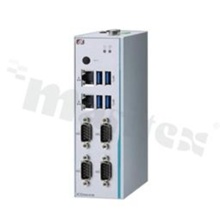 DIN Rail Industrial FanlessComputer;CE; FCC; IP40; Intel Atom N3350 1.80 GHz; RAM up to 8 GB; 4xCOM; 4x USB 3.0; 2x LAN-isolated; VGA; 1x IN/OUT DIO; SATA; mSATA; 2x mPCIe; oper. temperature -20+70C; supply 12-24V DC