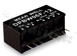 Przetwornica DC/DC; 6W; 15/-15V; 9-36V; 200mA
