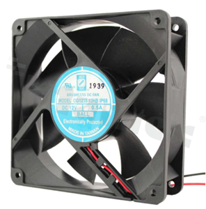 Wentylator; DC; 24V; 120x120x38mm; 114.7CFM; 2597RPM; 41.3dBA.