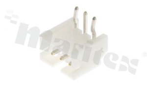 Złącze Kablowe do PCB; w rastrze 2.00mm; 3-stykowe; montaż THT; męskie; poziome; 100V/2A