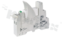 Interface relay; contact rating current 8A; coil voltage 12VDC; changeover contacts (2P); 8A/24 VDC; 8A/230VAC