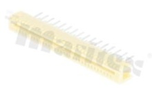 Non-ZIF connector for FFC/FPC; pitch 1.00mm; 32-contacts; THT; top entry