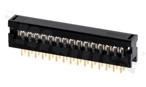 IDC connector; pitch 2.54mm; 30-contacts; flat cable AWG#26-#28