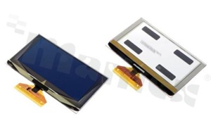 Display LGM OLED; LCD graphic; 2.7"; 128x64 pixels; illuminated yellow; active area 61.415x30.695mm; FPC for soldering; 31 pins