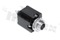 Connector: Jack 6.3mm; socket; female; stereo; ways: 3; straight; THT