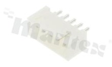 Header for PCB; pitch 2.50mm; 5-contacts; THT; male; top entry; 250V/3A