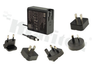 Zasilacz impulsowy; wtyczkowy; 30W; 12V; 2.5A; 80-264VAC 113-370VDC