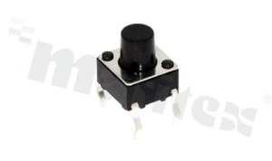 Tact Switch; SMD; dimensions 6.0x6.0; h=7.3mm; vertical; operating force 160gf; button: round