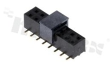 Listwa stykowa do PCB; w rastrze 2.00mm; 2x8styków; montaż: SMD; prosta; żeńska; dwurzędowe; H=4.3mm