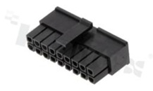 Korpus złącza kablowego; w rastrze 3.00mm; 18-stykowego [2x9]; żeńskie; dwurzędowe; na przewód AWG#20-24; 250V/5A