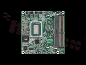 Moduł; COM Express Typ 6; AMD Ryzen V1000 V1605B/V1756B/V1807B; RAM: do 32GB; 2xCOM; 12xUSB; LAN; LVDS; 3xDDI; DIO; Audio; 2xSATA; 8xPCIe x1; PCIe x8; LPC; SPI; temp.pracy: -20+70C; 8.5-20VDC