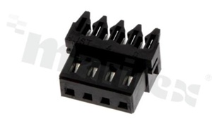 Złącze Kablowe; w rastrze 2.50mm; 4-stykowe; żeńskie; do przewodów AWG#24-28; 250V/2A