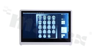 Fanless PanelComputer; EN60601-1; 24"; TFT LCD; 250 nits; Full HD; touch panel; IntelCore/Celeron/Pentium ; RAM to 16GB; 8xUSB; 1xLAN; HDMI; Audio;Camera; OpticalDrive; SDXC;mPCIe; oper. temp. 5+40C; supply 100-240V