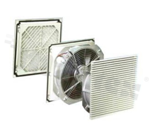 Osłona wentylatora; zjeżdżalnia zatrzaskowa; 230V; 323x323x141.5mm; 1090/1130CFM; 2550/2700RPM; 68.0/70.0dB.