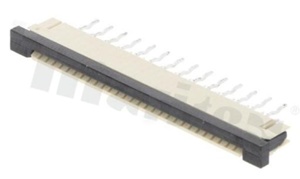 Złącze ZIF do PCB; w rastrze 1.00mm; 28-stykowe; montaż: SMD; pionowe