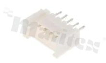 Header for PCB; pitch 2.00mm; 5-contacts; THT; male; top entry; 125V/2A