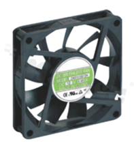 Fan; DC; 0.49m3/min; 0.15A; 14.0-27.6VDC; 3.60W; 2500RPM; 26dBA; 24 AWG; plastic; -10+70 deg.C; 48g; 70x70x15mm