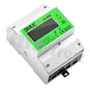 Licznik energii elektrycznej na szyne din; dwukierunkowy; z funkcją reset; cyfrowy trójfazowy; częstotliwość 50Hz; IP51; 3x230V/100A